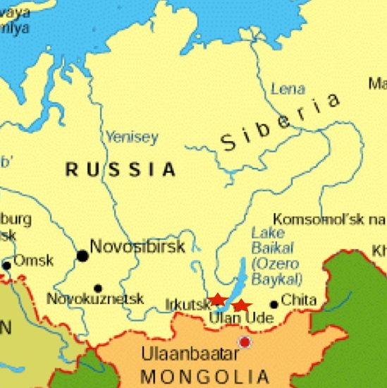 map of Siberia